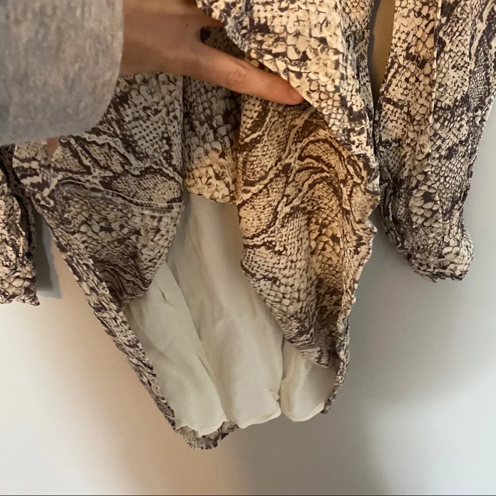 NWT Reformation Mathilda Python Mini Dress - Picture 7 of 16